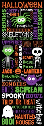 Framed Halloween Print