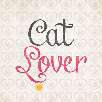 Framed Cat Lover Print