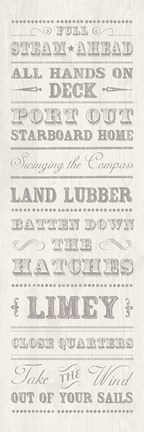 Framed Full Steam Ahead Print