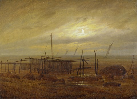 Framed On the Shore Print