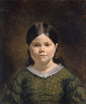 Framed Portrait of Lucile Virginie Le Guillou Print