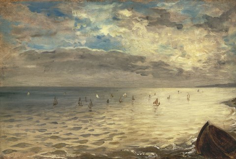 Framed Sea at Dieppe, 1851 Print