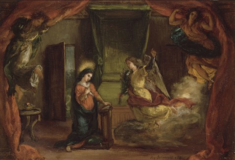 Framed Annunciation Print