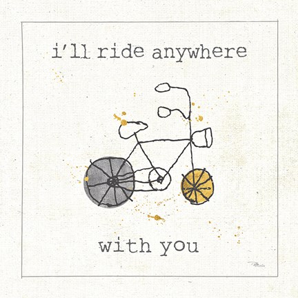 Framed Love Notes II Print