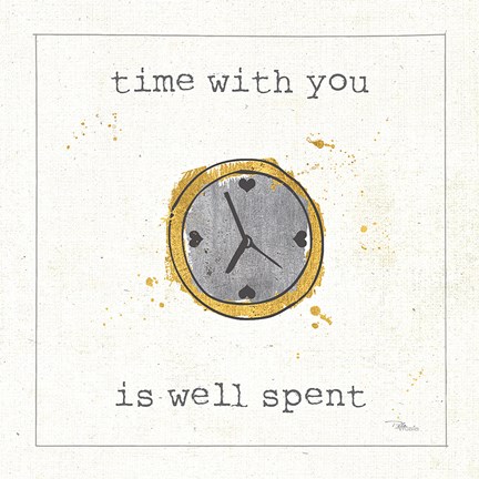 Framed Love Notes X Print