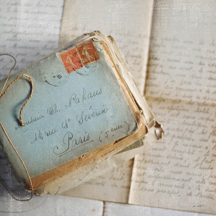 Framed Love Letters I Print