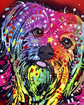 Framed Yorkie II Print