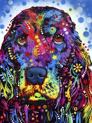 Framed Cocker Spaniel 2 Print