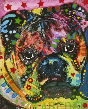 Framed Determined Print