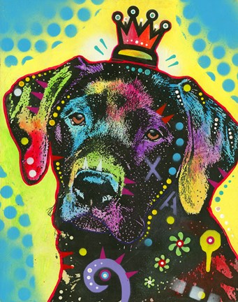 Framed King Pup Print