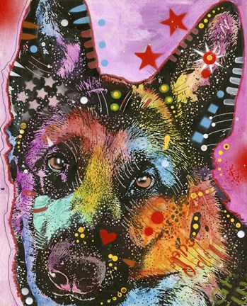 Framed Shepherd Love Print