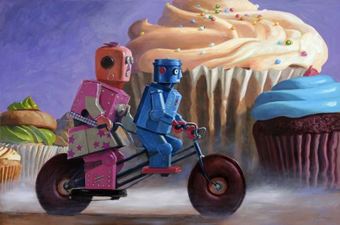 Framed Misty Path Print