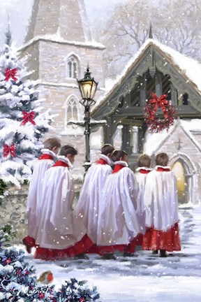 Framed Church Choir Print