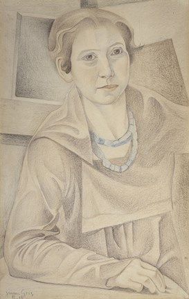 Framed Portrait of Madame Lipchitz, 1918 Print