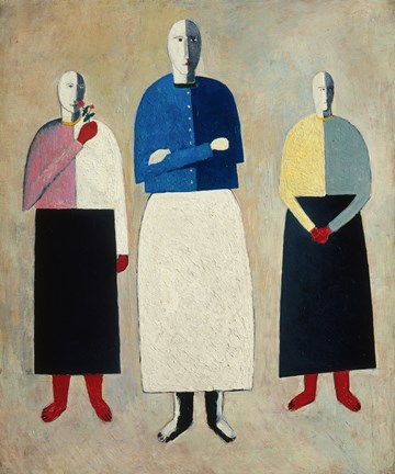 Framed Three Women, c. 1923 Print