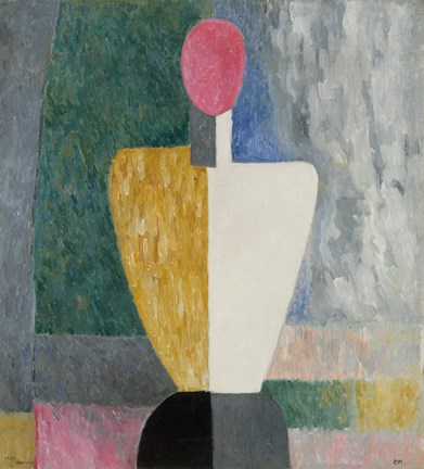 Framed Bust (Figure with a Pink Face), c. 1923 Print