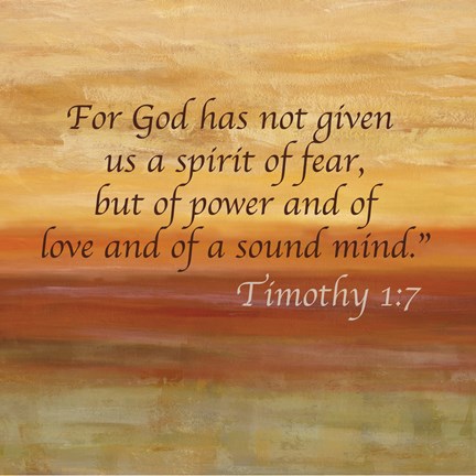 Framed Horizons Spice Scripture Sayings I Print