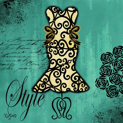 Framed All Dressed Up III Print