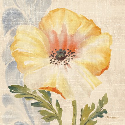 Framed Watercolor Poppies II Print