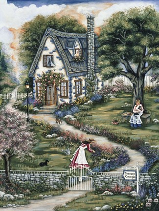 Framed Sisters Cottage Print