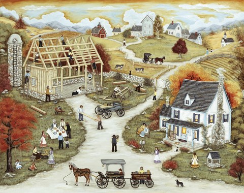 Framed Helping Hands Print