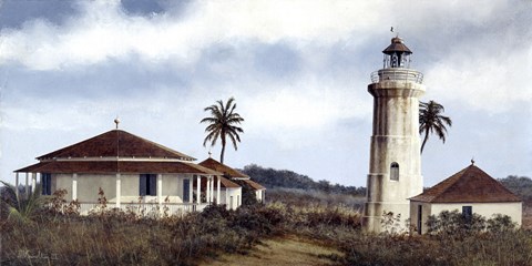 Framed Light At Great Stirrup Cay Print