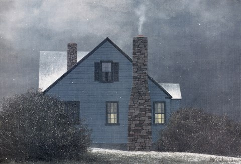 Framed Twilight Flurries Print