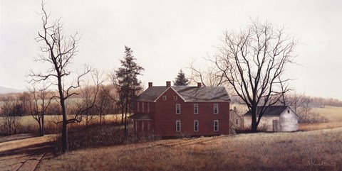 Framed Long Shadows Print