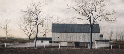 Framed Light Snow Print