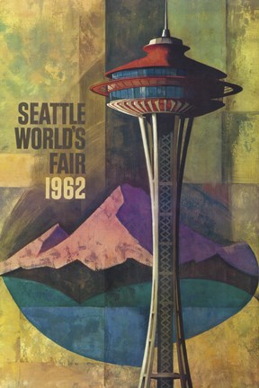 Framed Seattle World's Fair 1962 II Print