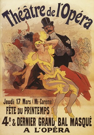 Framed Theatre De L&#39;Opera French Print