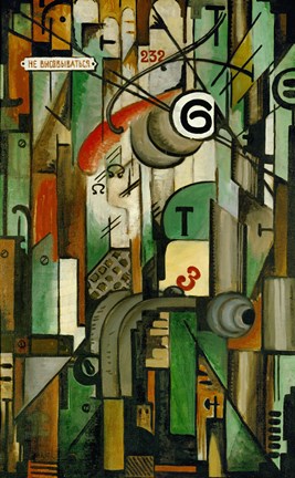 Framed Tramway Number 6, 1914 Print