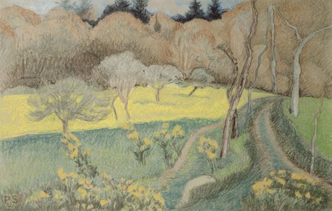 Framed Landscape, 1912 Print