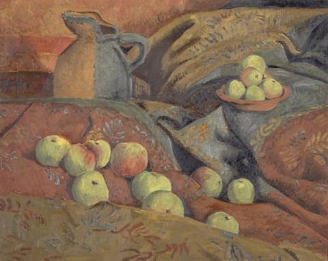 Framed Still Life: Apples And Pitcher, 1912 Print
