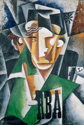 Framed Study For A Portrait, 1915 Print