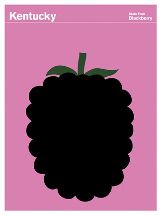 Framed Montague State Posters - Kentucky Print