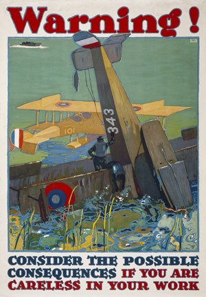 Framed Warning! Consequences... Print