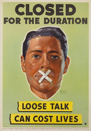 Framed Closed for the Duration Print