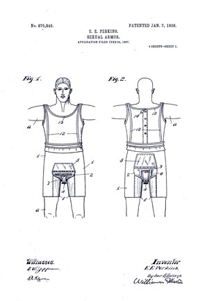 Framed Sexual Armor to Stop Masturbation and Insanity, 1908 Print