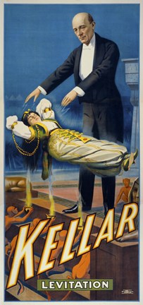 Framed Kellar Levitation Print