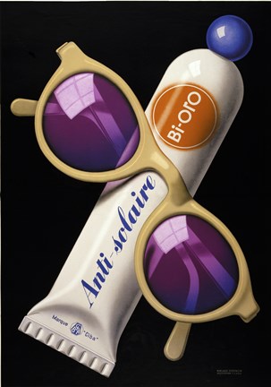 Framed Bi-Oro, Anti-Solaire Marque Print