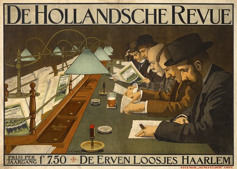 Framed De Hollandsche Revue Print