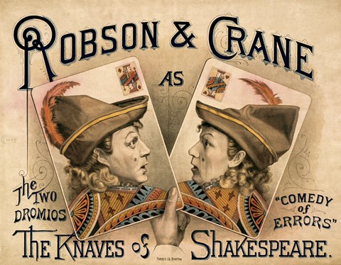 Framed Knaves of Shakespeare Print