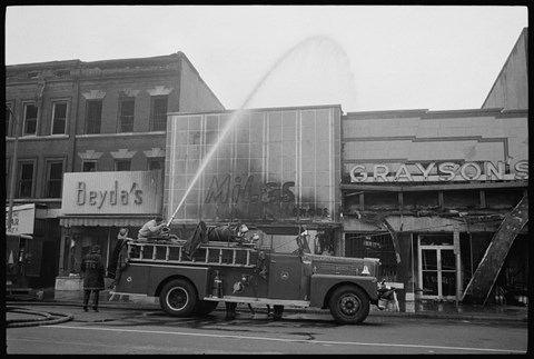 Framed Aftermath of the April 1968 D.C. Riot Print