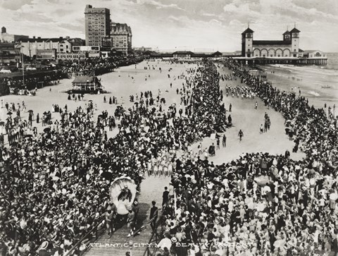 Framed Atlantic City, NJ Print