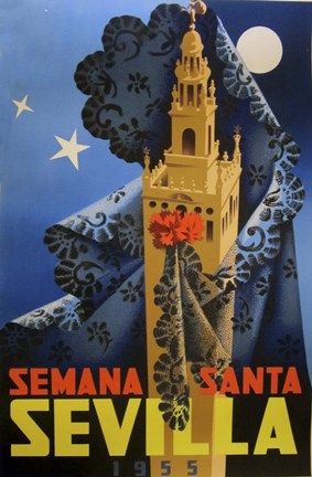 Framed Semana Santa Sevilla IV Print