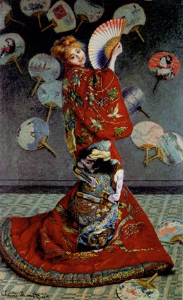 Framed Japanese Dress Print