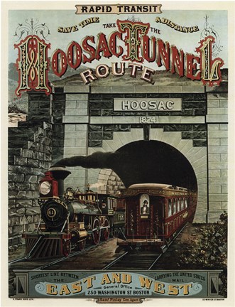 Framed Hoosac Tunnel Print