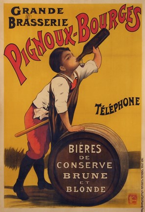 Framed Pignoux Bourges Print