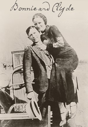 Framed Bonnie And Clyde Ii Print